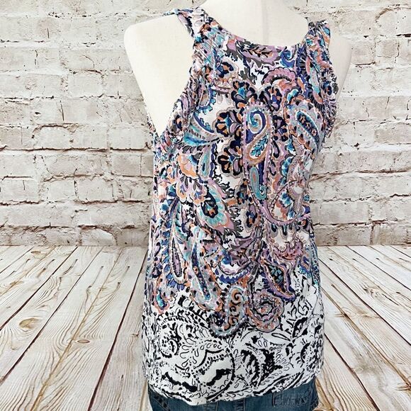 Meadow Rue Anthropologie paisley knit tank top - Picture 6 of 6